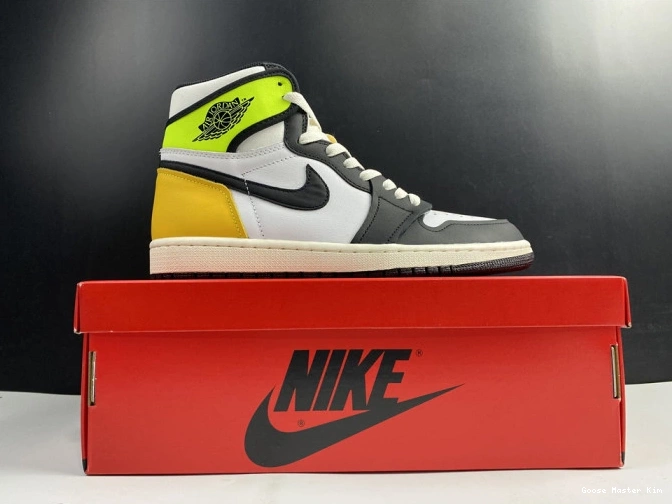 OG AIR HIGH JORDAN GOLD' RETRO 555088-118 'VOLT 1 0719